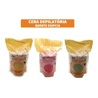Kit Ceras Depilatória Egipcia Elástica 1 Mel 1 Algas 1 Cravo em Oferta na Shopee