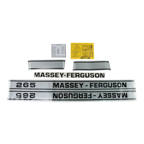 Decalque Faixa Adesiva Trator Massey Ferguson 265 Original