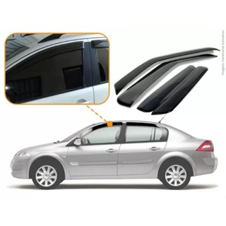 Calha De Chuva / Defletor 4pts  Renault Megane Sedan 2006/..... 920001a em Oferta na Shopee