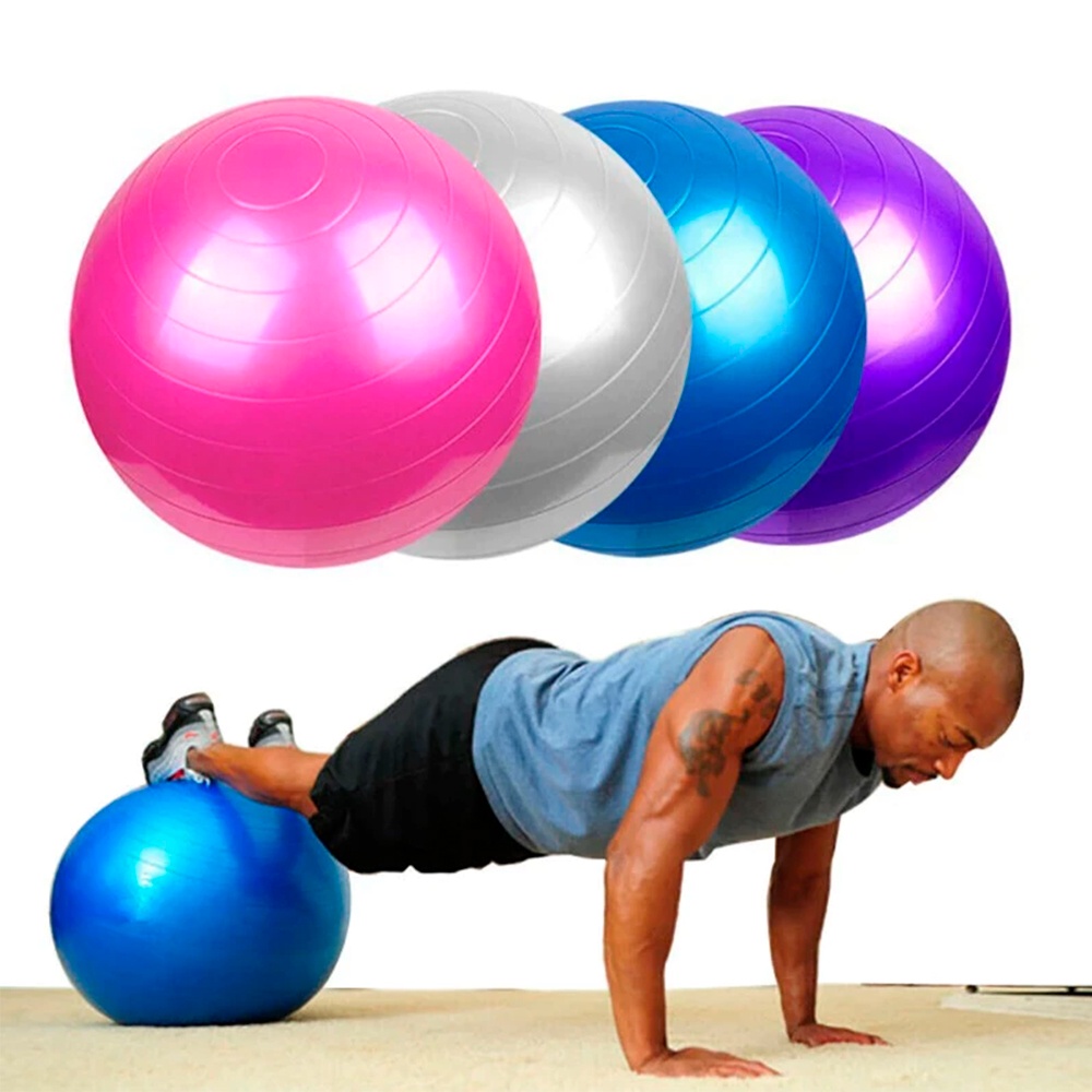 Bola Suíça 55Cm Anti Estouro Pilates Yoga Treino Exercício Academia Ginastica