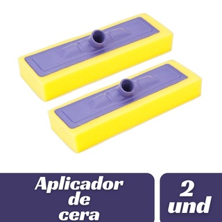 Kit 2un Passa Cera Rodo Espuma Para Passar Cera em Ceramica Porcelanato Granilite Madeira Cabe em Qualquer Cabo Facil em Oferta na Shopee
