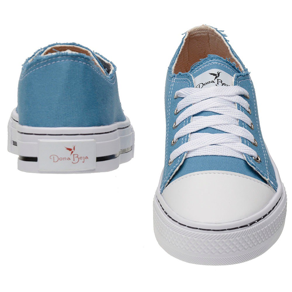 All Star Menina Estilosa Cano Baixo Mulher Moderna Azul Plimsoll Shopee Brasil