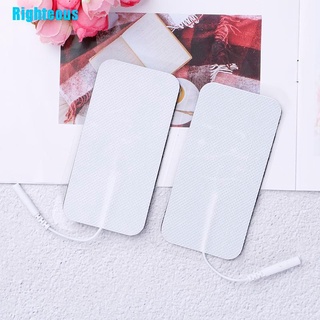 Direito 2 Pcs Eletrodo Patches Para Massageador Fisioterapia Auto @ - @ Adesivo Patch 5x10 cm