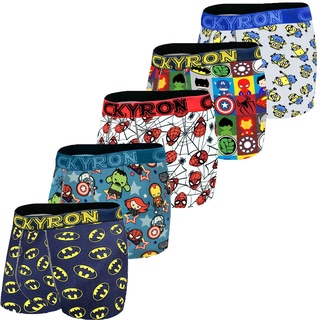 Kit 5 Cuecas Box Boxer Infantil kyron