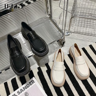 IELGY Sapato loafer Feminino Com Plataforma Simples Urbano