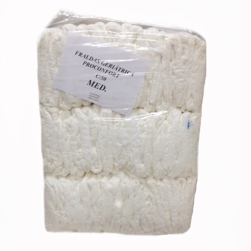 Fralda Geriátrica C/ Pequenos Defeitos ( Méd ) Com 2 Pacotes em Oferta na Shopee