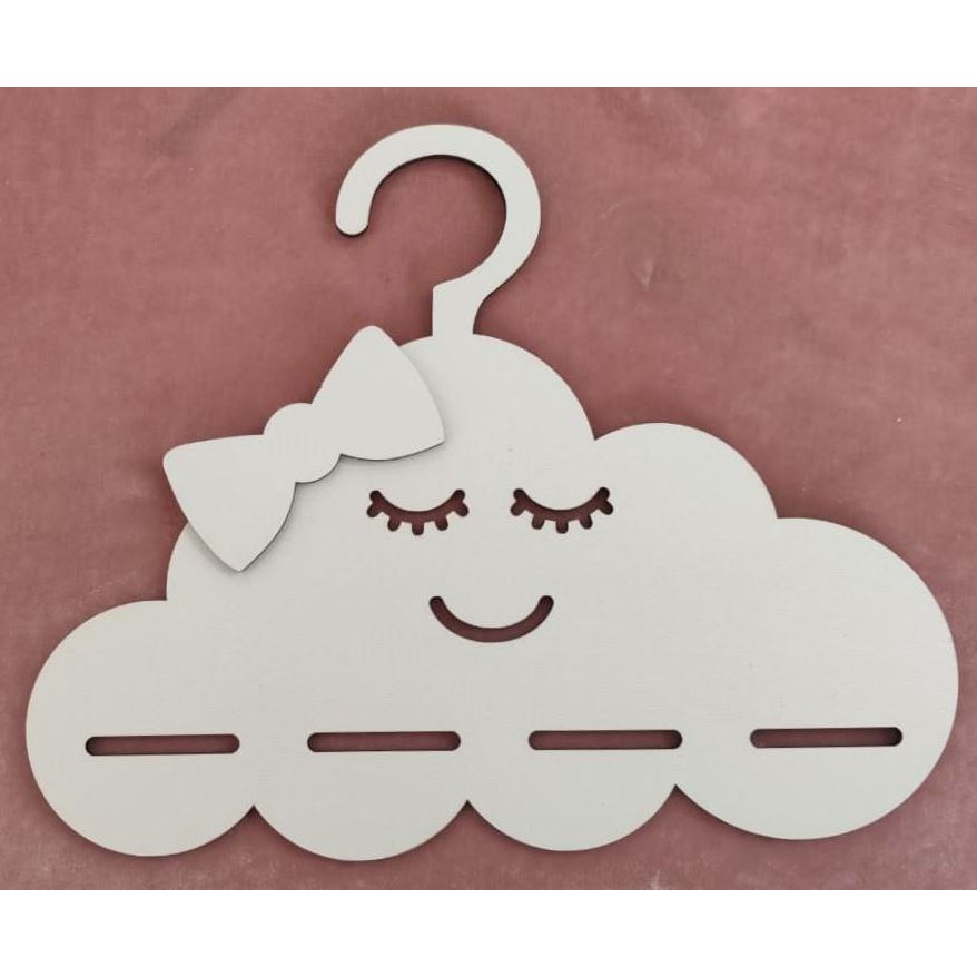 Cabide Porta Laço Nuvem Com Laço em Oferta na Shopee