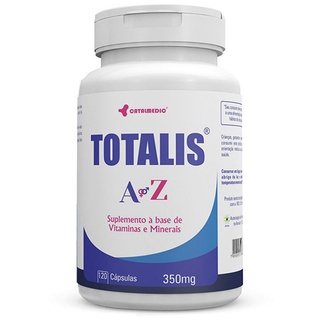 Totalis A a Z (Multivitaminico) 120 Cápsulas 350mg - Catalmedic