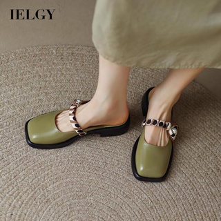 IELGY Sandália Feminina Moda Francesa Com Fundo Grosso