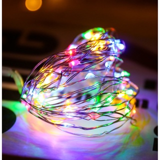 Fio De Fada 2 Metros Para Decoração De Natal / Ano Novo / Natal / Casamento De Bateria