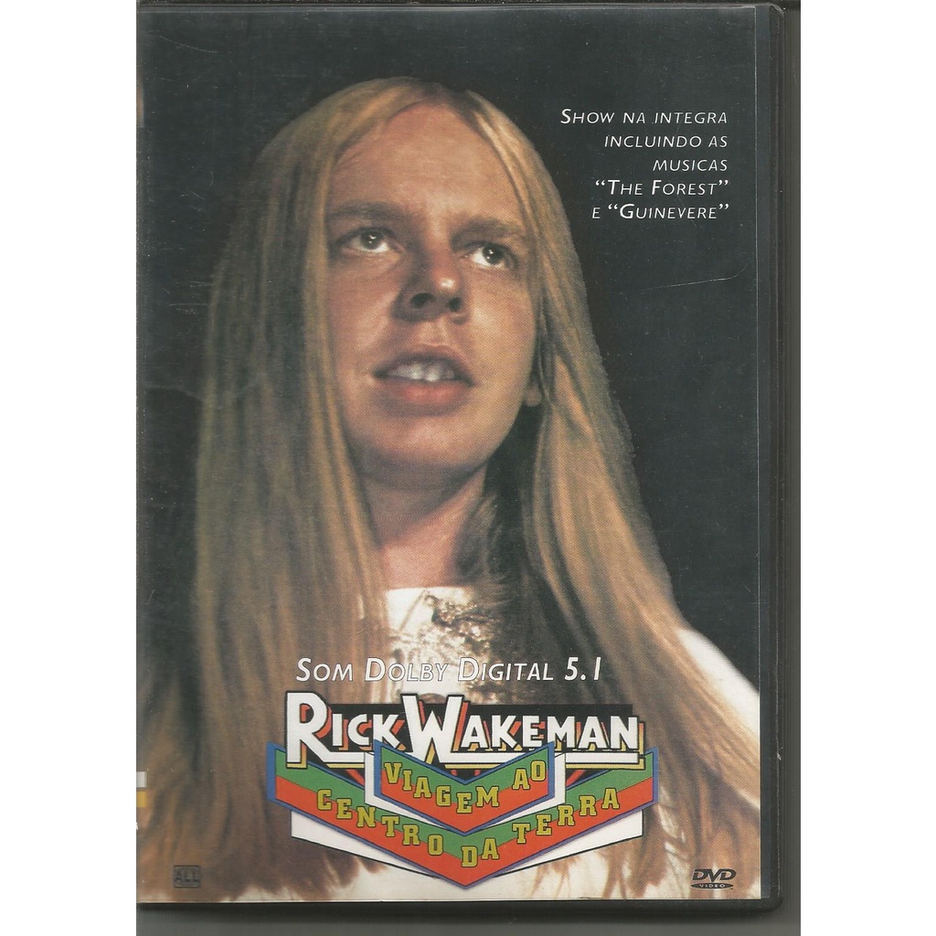 Rick Wakeman - Viagem ao Centro da Terra - DVD USADO