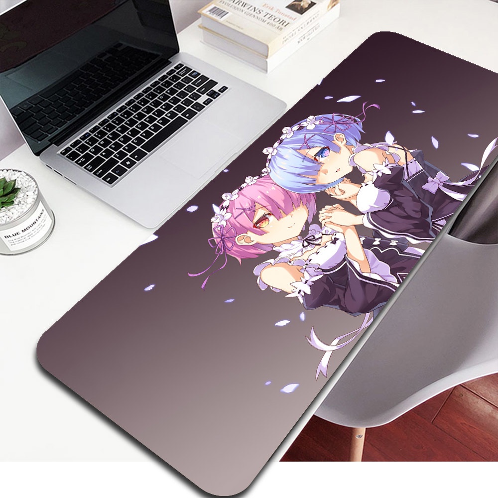 Anime Mouse Pad Rem Laptop PC Acessórios Para Jogos 2b Tapete Sexy Csgo Gamer Teclado 3D Grande