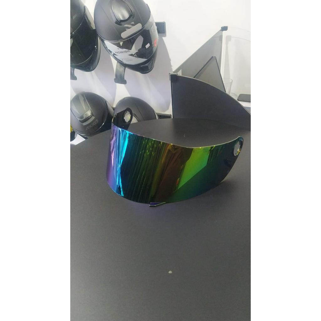 Viseira Capacete Mixs Fokker MX5 Cristal, Fumê e Camaleão