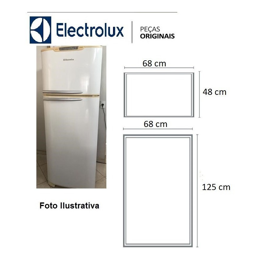 Borrachas Da Electrolux Dff44 / Df45 / Dc47 Dc48 Df48 - Jogo