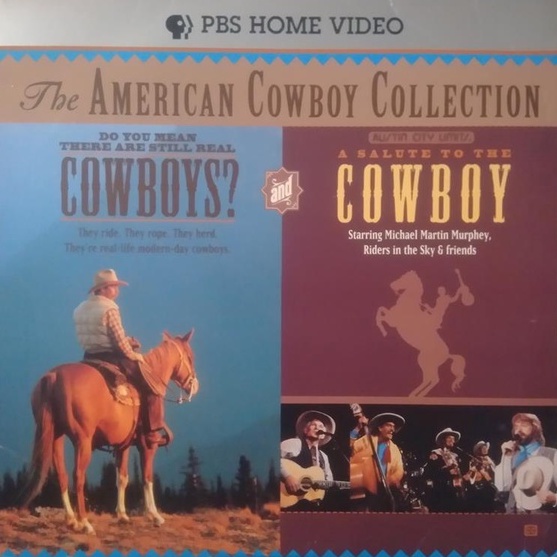 LD American Cowboy Documentário Plus Live Concert PBS 1991