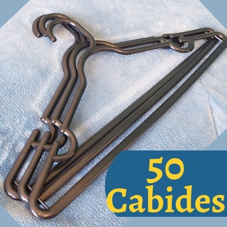 Cabide Preto reforçado grosso adulto kit-50 unidades