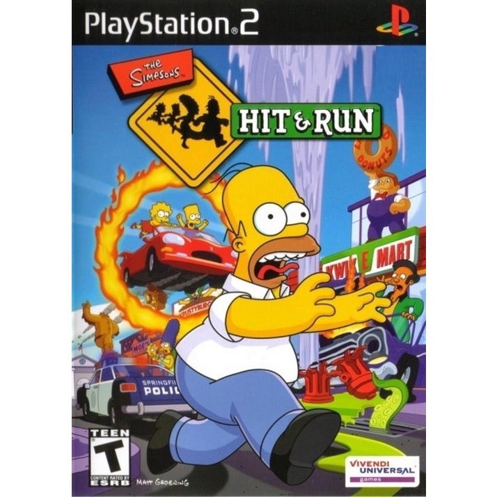 Ps2 - The Simpsons Hit E Run (patch)