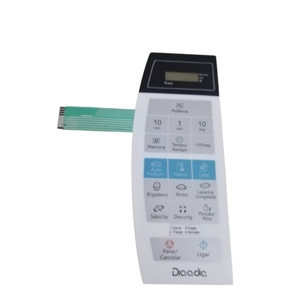 Membrana Teclado Microondas Panasonic nnst 252w