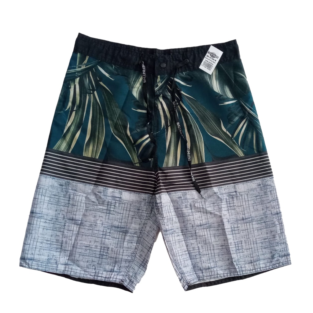 Kit Com 2 Bermudas Surf Elastano Estampadas Praia Verão Academia Piscina