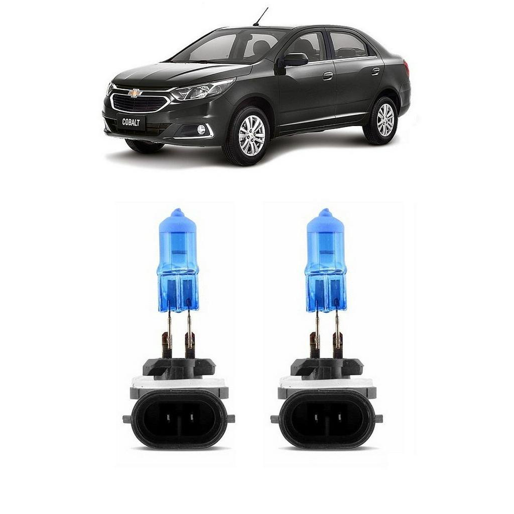 Par Lampada Super Branca Farol de Milha Cobalt 2018 2019 2020 8500k H27