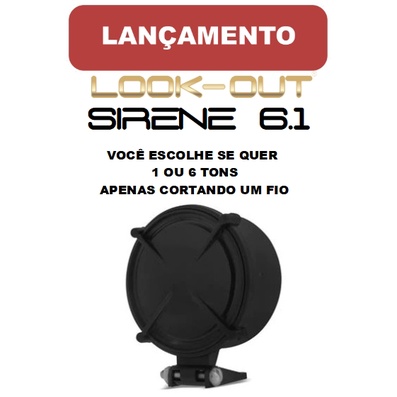 Sirene 6 tons 12v, alarmes automotivos, residenciais e cercas elétricas (só ligar no 12v que toca) em Oferta na Shopee