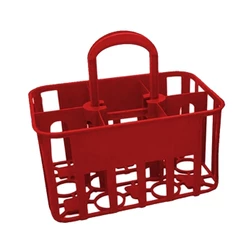 Porta Squeeze Litrão 1000ml para 6 Squeeze Rythmoon Vermelha