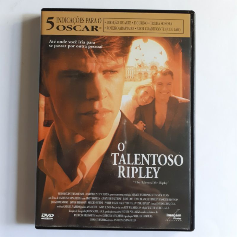 DVD o talentoso ripley Matt Damon original Shopee Brasil