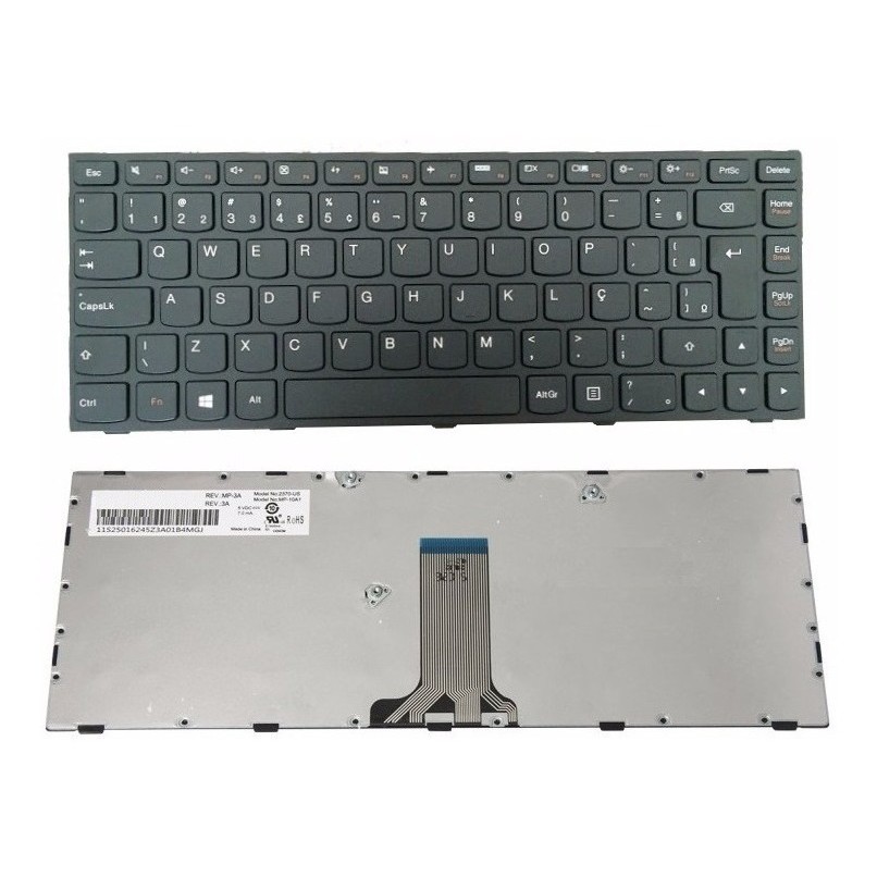 Teclado Para Notebook Lenovo G4080 G4070 G4030 Br Com Ç Novo
