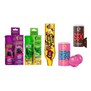 kit sex shop for sexy produtos eróticos casal -Bolinha Explosiva Beijável caneta kakau shock - sexy fantasy