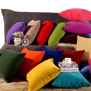 Capa De Almofada Lisa Várias Cores Tecido Oxford Com Ziper em Oferta na Shopee