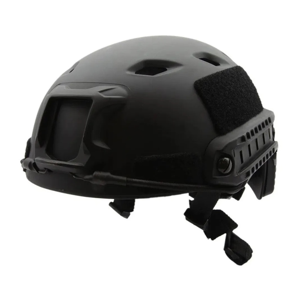 Capacete Tático Com Trilhos Emerson Fast Proteção Rapel Escalada Skate