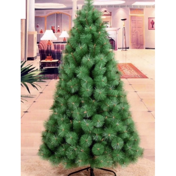 Árvore De Natal Pinheiro Luxo Verde  420galhos Cheia | Shopee Brasil