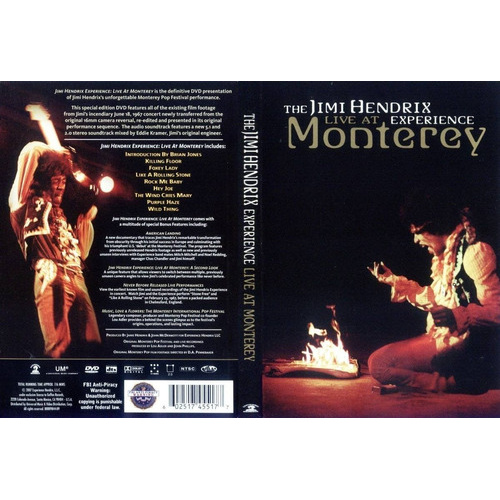 The Jimi Hendrix Experience - Live At Monterey 1967