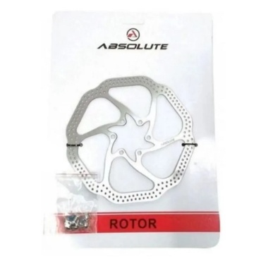 Disco Freio Rotor Absolute 160mm Mec Hidraulico 6 Furos Bike