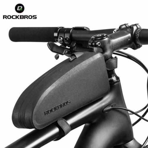 ROCKBROS Saco De Bicicleta À Prova D'água Sacos De Tubo Frontal De Ciclismo Grande Capacidade S/M