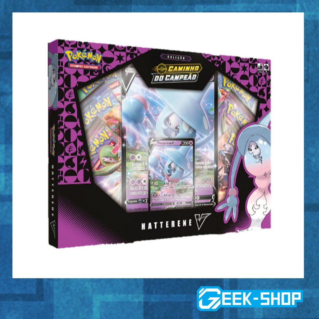 Box Hatterene Caminho Do Campe o Original Copag Pokemon Tcg Shopee 