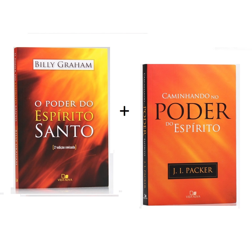 Kit Caminhando No Poder Do Espírito + Poder do Espírito Santo Billy Graham