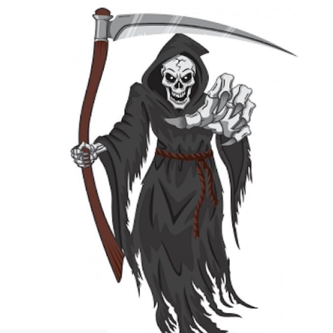 Painel morte Horripilante Halloween | Shopee Brasil