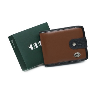 carteira masculina grande barata na caixa presente cabe rg RFB02