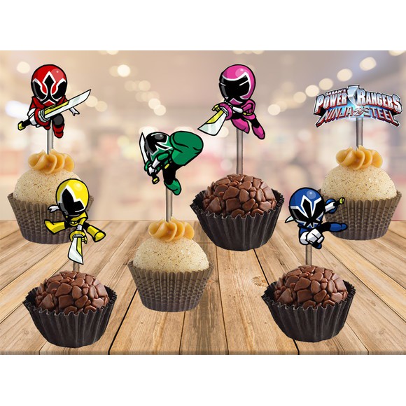 topper power rangers - 100 unidades | Shopee Brasil