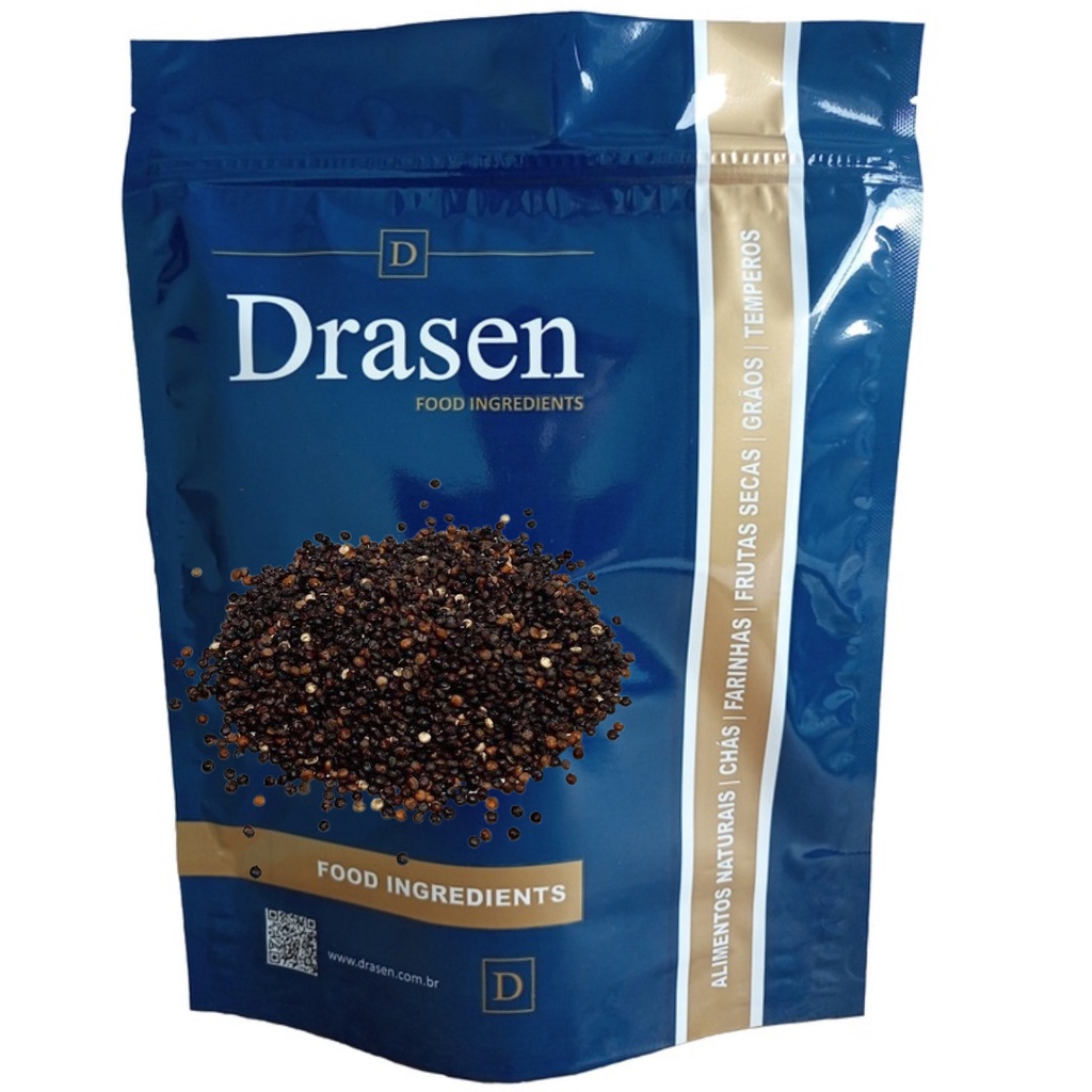 Quinoa Preta Em Grãos (500g ou 1kg) - Drasen Food em Oferta na Shopee