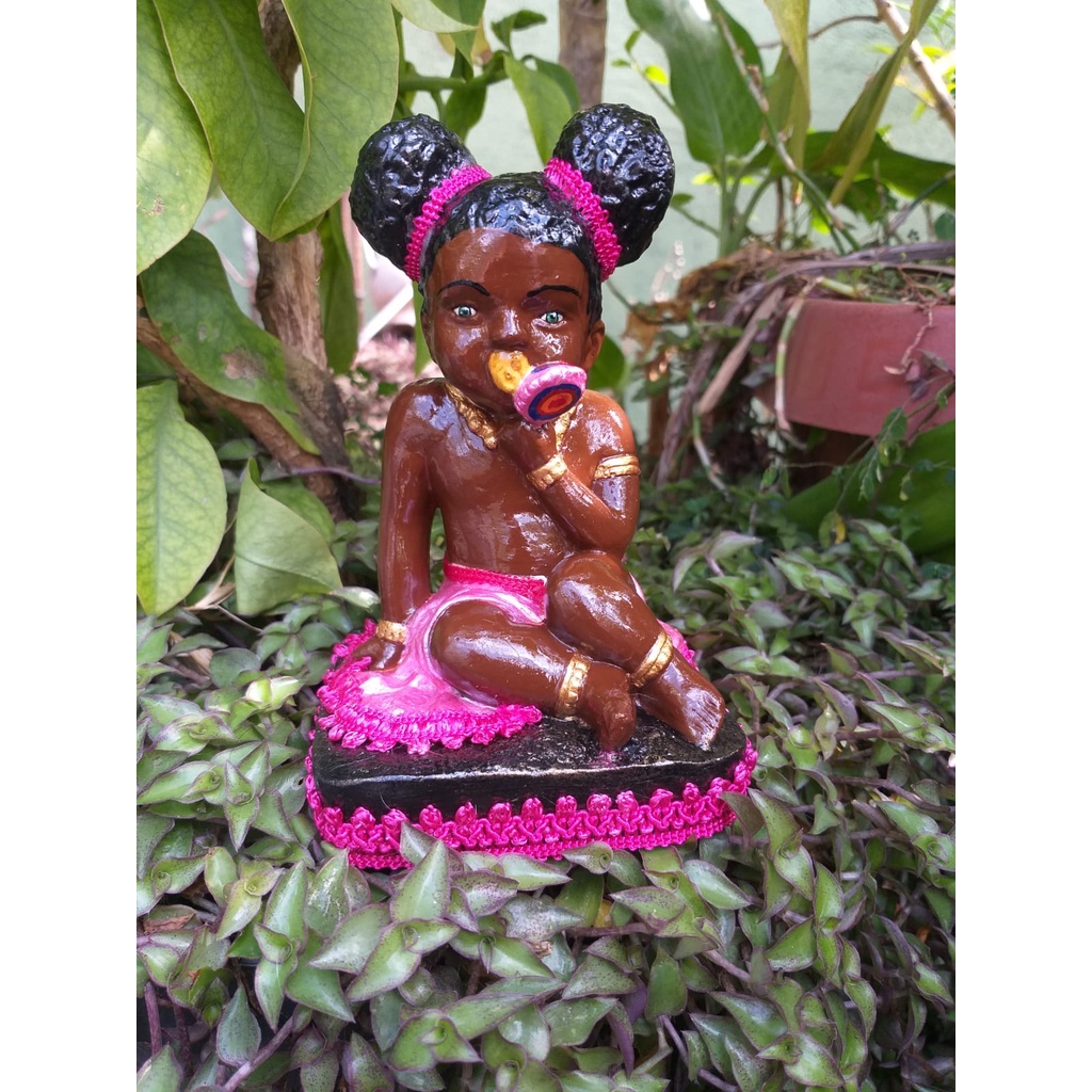Estatua Imagem Ere Menina Rosa Estatua Umbanda Candomble