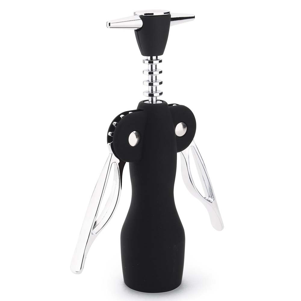 Saca Rolhas Abridor De Vinhos Luxo 18cm Emborrachado 3251 - Mimo Style