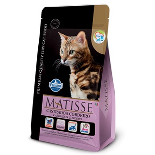 Racao Farmina Matisse Gatos Adultos Castrados  Cordeiro - 7,5kg em Oferta na Shopee