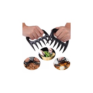 CONJUNTO 2 GARRAS DE URSO PARA CHURRASCO CORTA DESFIA DESTRINCHA REFORÇADO YANGZI