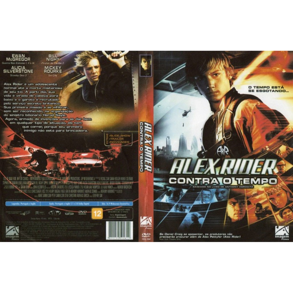 Dvd Alex Rider - Contra O Tempo, Aventura