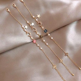 Pulseira Fofa De Estrela / Lua Para Meninas