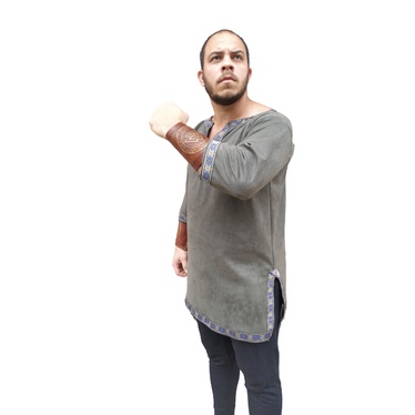 Túnica  Medieval Masculino suede