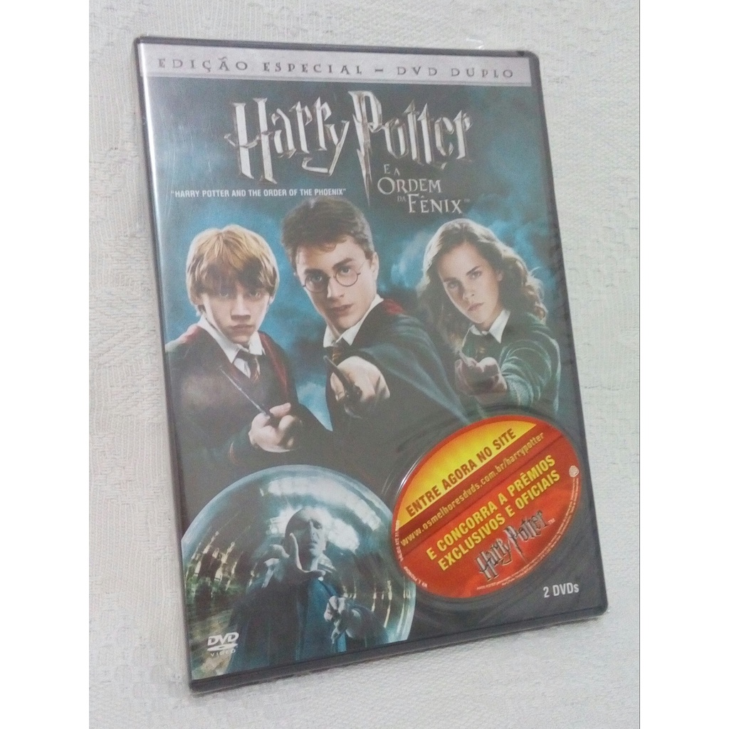 DVD Duplo Harry Potter E A Ordem De Fênix - Ed Especial - Novo Lacrado