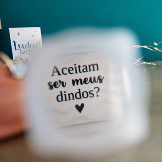 Monóculo para Convite de Padrinhos de batismo - Gravidez -  Lembrancinha pronta entrega feita com foto REVELADA em Oferta na Shopee